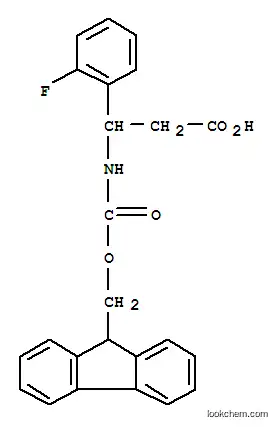 Molecular Structure of 284492-05-3 (3-N-FMOC-3-(2-FLUOROPHENYL)PROPIONIC ACID)
