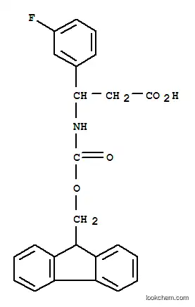 Molecular Structure of 284492-07-5 (3-N-FMOC-3-(3-FLUOROPHENYL)PROPIONIC ACID)