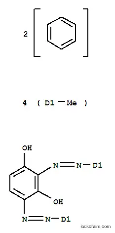 Molecular Structure of 29190-28-1 (2,4-bis(xylylazo)resorcinol)