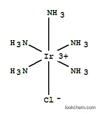 Molecular Structure of 29589-09-1 (PentaamminechloroIridium(III)Dichloride)