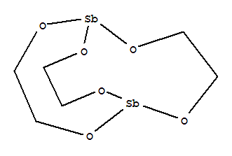 Antimony,tris[ethylene glycolato(2-)]di- (7CI,8CI)(29736-75-2)