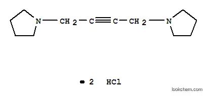Molecular Structure of 300-68-5 (1,1'-but-2-ynylenedipyrrolidinium dichloride)