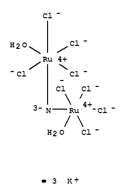 Ruthenate(3-),diaquaoctachloro-m-nitridodi-,potassium (1:3)