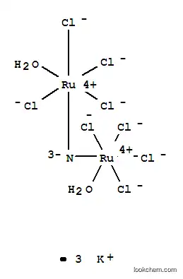 Molecular Structure of 30051-65-1 (Ruthenate(3-),diaquaoctachloro-m-nitridodi-,potassium (1:3))