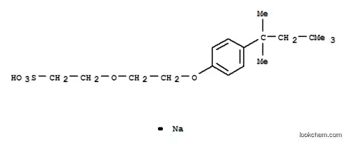 Molecular Structure of 3013-94-3 (sodium 2-[2-[4-(1,1,3,3-tetramethylbutyl)phenoxy]ethoxy]ethanesulphonate)
