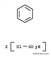 Molecular Structure of 30496-93-6 (benzenedisulphonic acid)