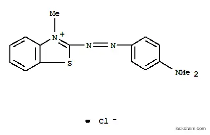Molecular Structure of 3068-73-3 (2-[[4-(dimethylamino)phenyl]azo]-3-methylbenzothiazolium chloride)