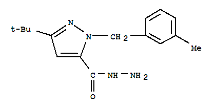 3-tert-Butyl-1-(3-methylbenzyl)-1H-pyrazole-5-carbohydrazide