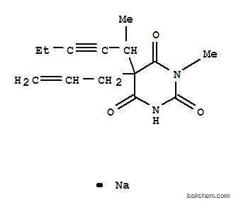 Molecular Structure of 309-36-4 (Methohexital Sodium)