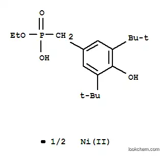 Molecular Structure of 30947-30-9 (Nickel bis[monoethyl(3,5-di-tert-butyl-4-hydroxylbenzyl)phosphonate])