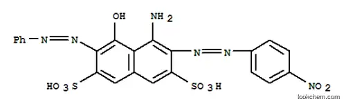 Molecular Structure of 3121-74-2 (4-amino-5-hydroxy-3-[(4-nitrophenyl)azo]-6-(phenylazo)naphthalene-2,7-disulphonic acid)