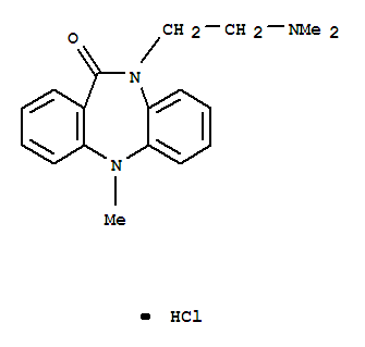 11H-Dibenzo[b,e][1,4]diazepin-11-one,10-[2-(dimethylamino)ethyl]-5,10-dihydro-5-methyl-, hydrochloride (1:1)