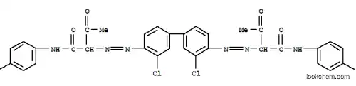 Molecular Structure of 31775-20-9 (2,2'-[(3,3'-dichloro[1,1'-biphenyl]-4,4'-diyl)bis(azo)]bis[N-(4-ethoxyphenyl)-3-oxobutyramide])