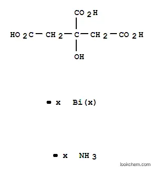1,2,3-Propanetricarboxylicacid, 2-hydroxy-, bismuth(3+) ammonium salt (1:?:?)