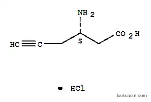 Molecular Structure of 332064-85-4 ((S)-3-Amino-5-Hexynoic Acid Hydrochloride)