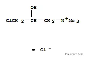 Molecular Structure of 3327-22-8 (3-Chloro-2-hydroxypropyltrimethyl ammonium chloride)