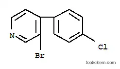 Molecular Structure of 335642-99-4 (3-BROMO-4-(4'-CHLOROPHENYL)PYRIDINE)