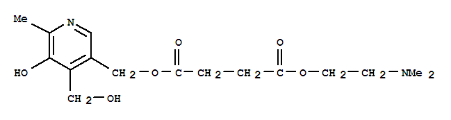 Butanedioic acid,1-[2-(dimethylamino)ethyl]4-[[5-hydroxy-4-(hydroxymethyl)-6-methyl-3-pyridinyl]methyl] ester
