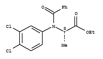 L-Alanine,N-benzoyl-N-(3,4-dichlorophenyl)-, ethyl ester