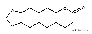 Molecular Structure of 3391-83-1 (11-Oxahexadecan-16-olide)