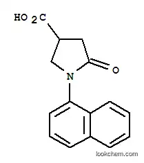 Molecular Structure of 340319-91-7 (1-NAPHTHALEN-1-YL-5-OXO-PYRROLIDINE-3-CARBOXYLIC ACID)