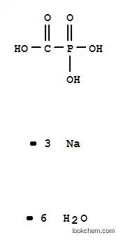 Molecular Structure of 34156-56-4 (Phosphonoformic acid trisodium salt hexahydrate)