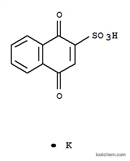 Molecular Structure of 34169-62-5 (1,4-NAPHTHOQUINONE-2-SULFONIC ACID, K)