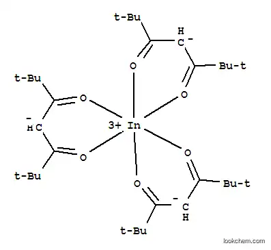 Molecular Structure of 34269-03-9 (INDIUM (2,2,6,6-TETRAMETHYL-3,5-HEPTANEDIONATE))