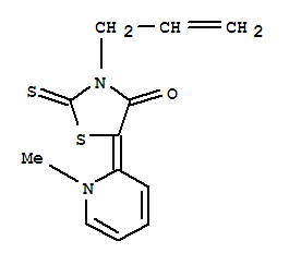 4-Thiazolidinone,5-(1-methyl-2(1H)-pyridinylidene)-3-(2-propen-1-yl)-2-thioxo-