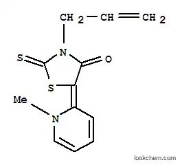 Molecular Structure of 34330-15-9 (2-THIOXO-3-ALLYL-2-4-OXO-5-(N-METHYL-PYRID-2-YLIDEN)-1,3-THIAZOLDINE)