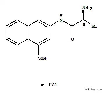 Molecular Structure of 3438-14-0 (H-ALA-4M-BETANA HCL)