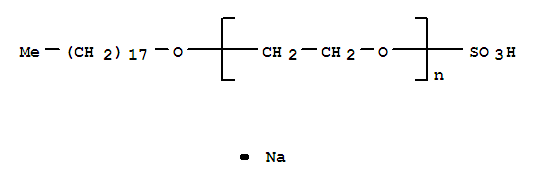 Poly(oxy-1,2-ethanediyl),a-sulfo-w-(octadecyloxy)-, sodium salt(1:1)