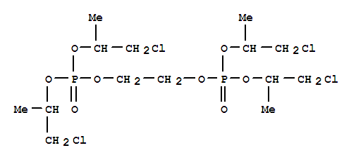 34621-99-3,2-[2-[bis(1-chloropropan-2-yloxy)phosphoryloxy]ethoxy-(1-chloropropan- 2-yloxy)phosphoryl]oxy-1-chloro-propane,Phosphoricacid, 1,2-ethanediyl tetrakis(2-chloro-1-methylethyl) ester (9CI); TH 909