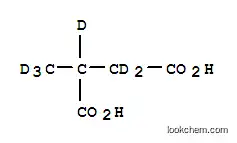 Molecular Structure of 347840-08-8 (2-METHYL-D3-SUCCINIC-2,3,3-D3 ACID)