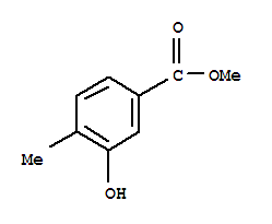 Molecular Structure of 3556-86-3 (Benzoic acid,3-hydroxy-4-methyl-, methyl ester)