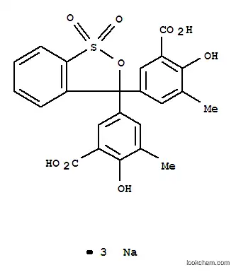 5,5'-(3H-2,1-Benzoxathiol-3-ylidene)bis(3-methylsalicylic) acid S,S-dioxide, sodium salt