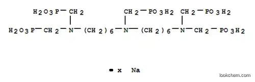 Molecular Structure of 35657-77-3 (Bis(hexamethylene)triaminopenta(methylene-phosphonic acid))