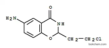 Molecular Structure of 3567-76-8 ([9-(2-chloroethyl)-7-oxo-10-oxa-8-azabicyclo[4.4.0]deca-2,4,11-trien-4-yl]azanium chloride)