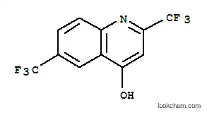 Molecular Structure of 35877-04-4 (2,6-BIS(TRIFLUOROMETHYL)-4-HYDROXYQUINOLINE)