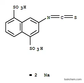 Molecular Structure of 35888-63-2 (3-ISOTHIOCYANO-1,5-NAPHTHALENE DISULFONIC ACID DISODIUM SALT)