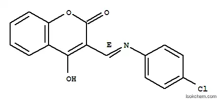 Molecular Structure of 360762-48-7 ((3Z)-3-{[(4-chlorophenyl)amino]methylidene}-2H-chromene-2,4(3H)-dione)