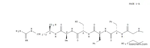 Molecular Structure of 36204-23-6 (FIBRINOPEPTIDE B)