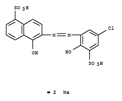 6-(5-Chloro-2-hydroxy-4-sulfophenylazo)-5-hydroxy-1-naphthalenesulfonic acid disodium salt