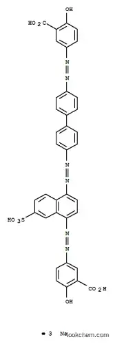 Benzoic acid, 5-[[4-[[4'-[(3-carboxy-4-hydroxyphenyl)azo][1,1'-biphenyl]-4-yl]azo]-7-sulfo-1-naphthalenyl]azo]-2-hydroxy-, trisodium salt