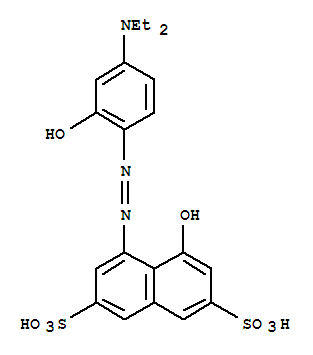 5-(4-DIETHYLAMINO-2-HYDROXYPHENYLAZO)-4-HYDROXYNAPHTHALENE-2,7-DISULFONIC ACID SODIUM SALT