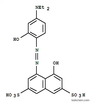 Molecular Structure of 3627-04-1 (5-(4-DIETHYLAMINO-2-HYDROXYPHENYLAZO)-4-HYDROXYNAPHTHALENE-2,7-DISULFONIC ACID SODIUM SALT)