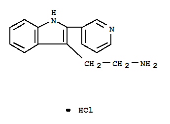 374064-07-0,2-(2-PYRIDIN-3-YL-1H-INDOL-3-YL)ETHANAMINE MONOHYDROCHLORIDE,1H-Indole-3-ethanamine,2-(3-pyridinyl)-, monohydrochloride (9CI)