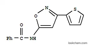 Molecular Structure of 37852-53-2 (N-(3-thiophen-2-yloxazol-5-yl)benzamide)