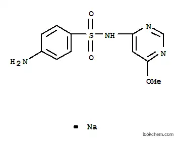 Molecular Structure of 38006-08-5 (Sulfamonomethoxine sodium)