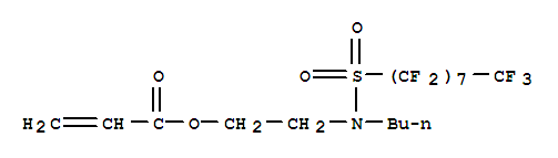 2-Propenoic acid,2-[butyl[(1,1,2,2,3,3,4,4,5,5,6,6,7,7,8,8,8-heptadecafluorooctyl)sulfonyl]amino]ethylester